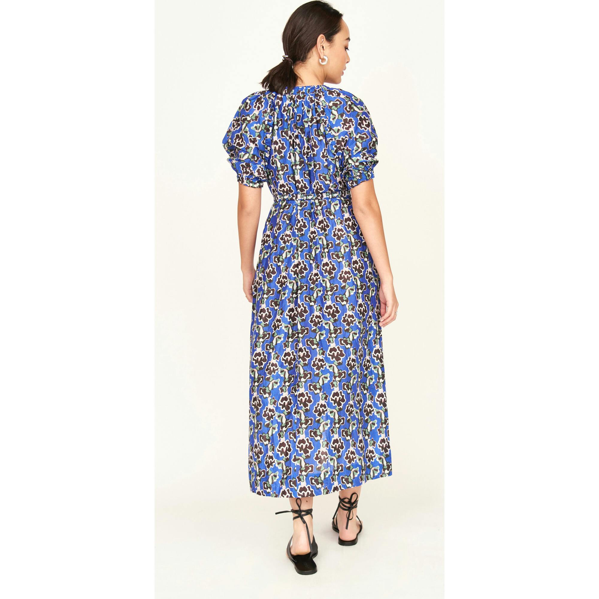Somerset Dress in Lapis Wildflower