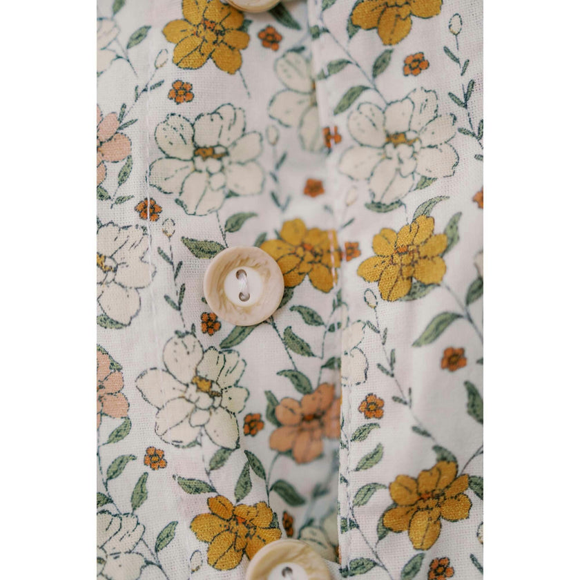 Hikari Pintuck Dress | Marigold Dawn