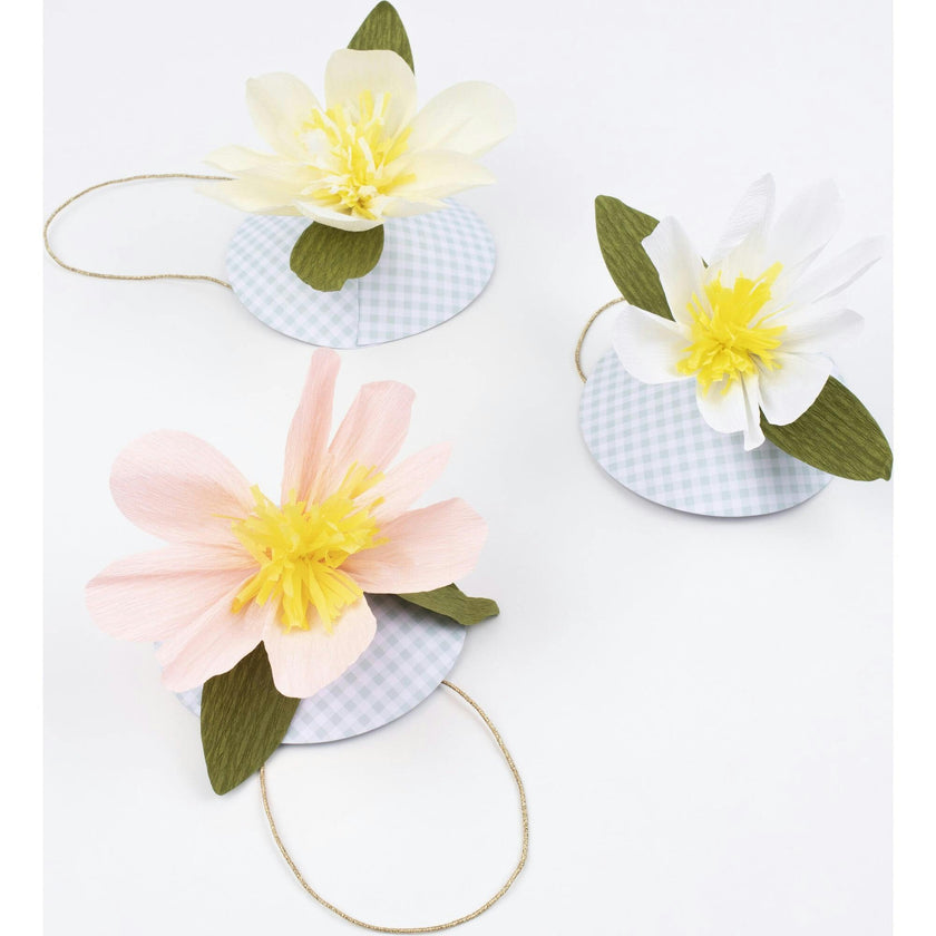 Paper Flower Hats
