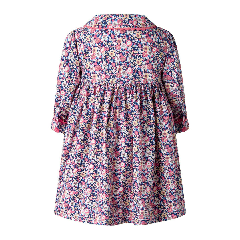 Floral Smocked Button-Front Dress & Bloomers