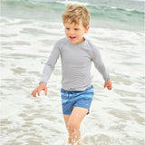 Boys Newport Navy Colorblock Boardie
