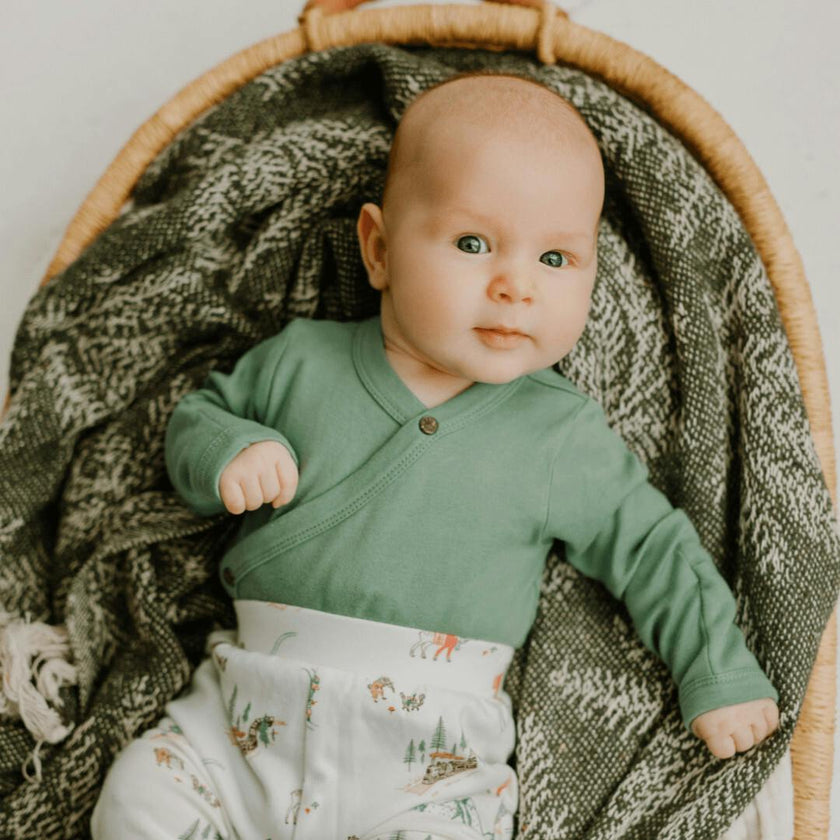 long bodysuit | Basil Green