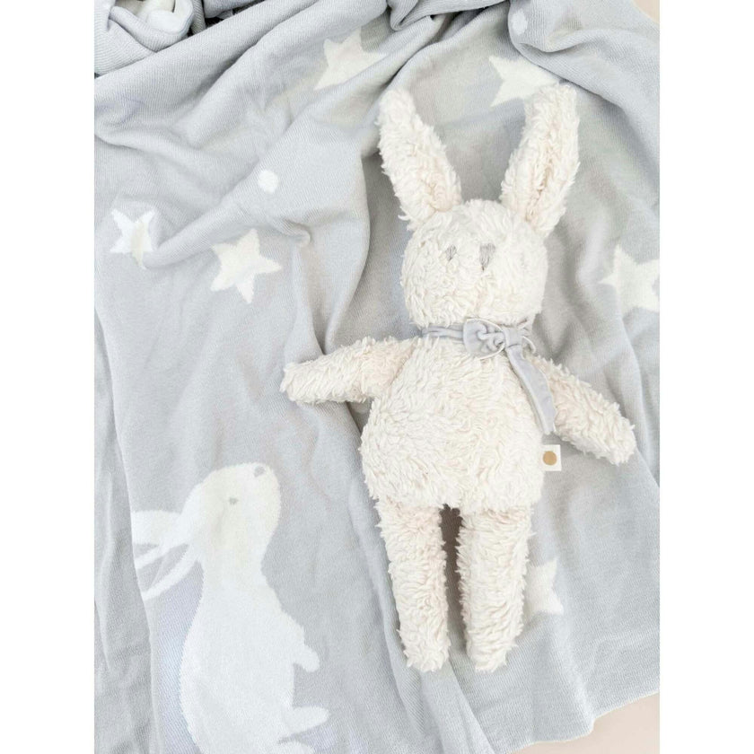 Star Moon Blanket Bunny Plush Toy Gift Set