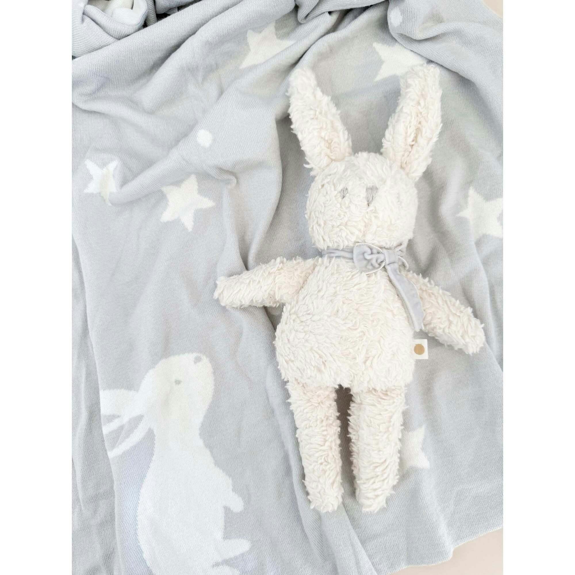 Star Moon Blanket Bunny Plush Toy Gift Set
