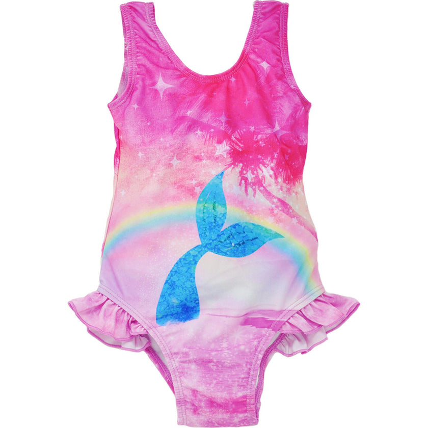UPF 50+ Delaney Hip Ruffle Swimsuit