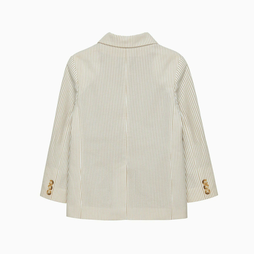 Sebastian Blazer in Oatmeal Stripe