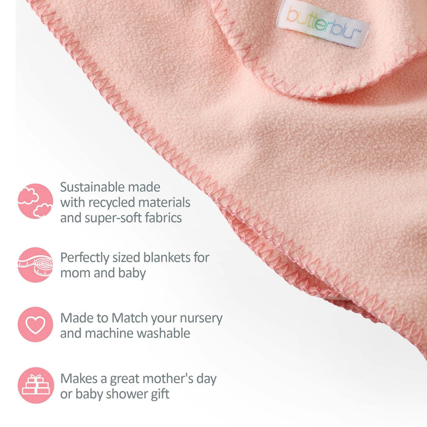 SNUGGLE TIME -  Matching Lennox Blankets for Mom, Baby and Plush Toy