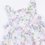 Magnolias - Paperbag Ruffle Sundress with Bloomer