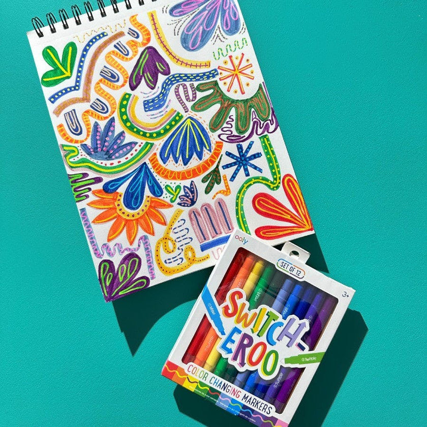 Switch-Eroo Color Changing Markers - Classic - Set of 12