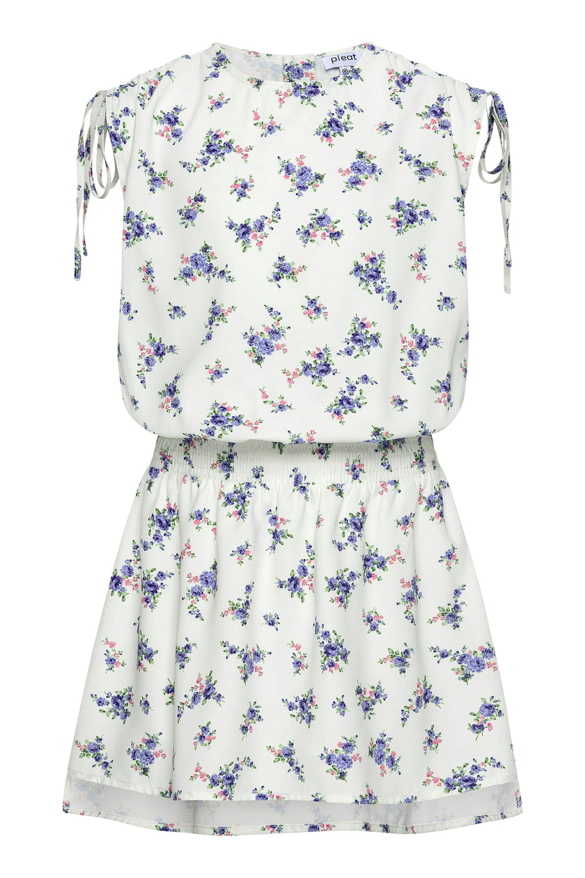 Helen Dress Violet Roses