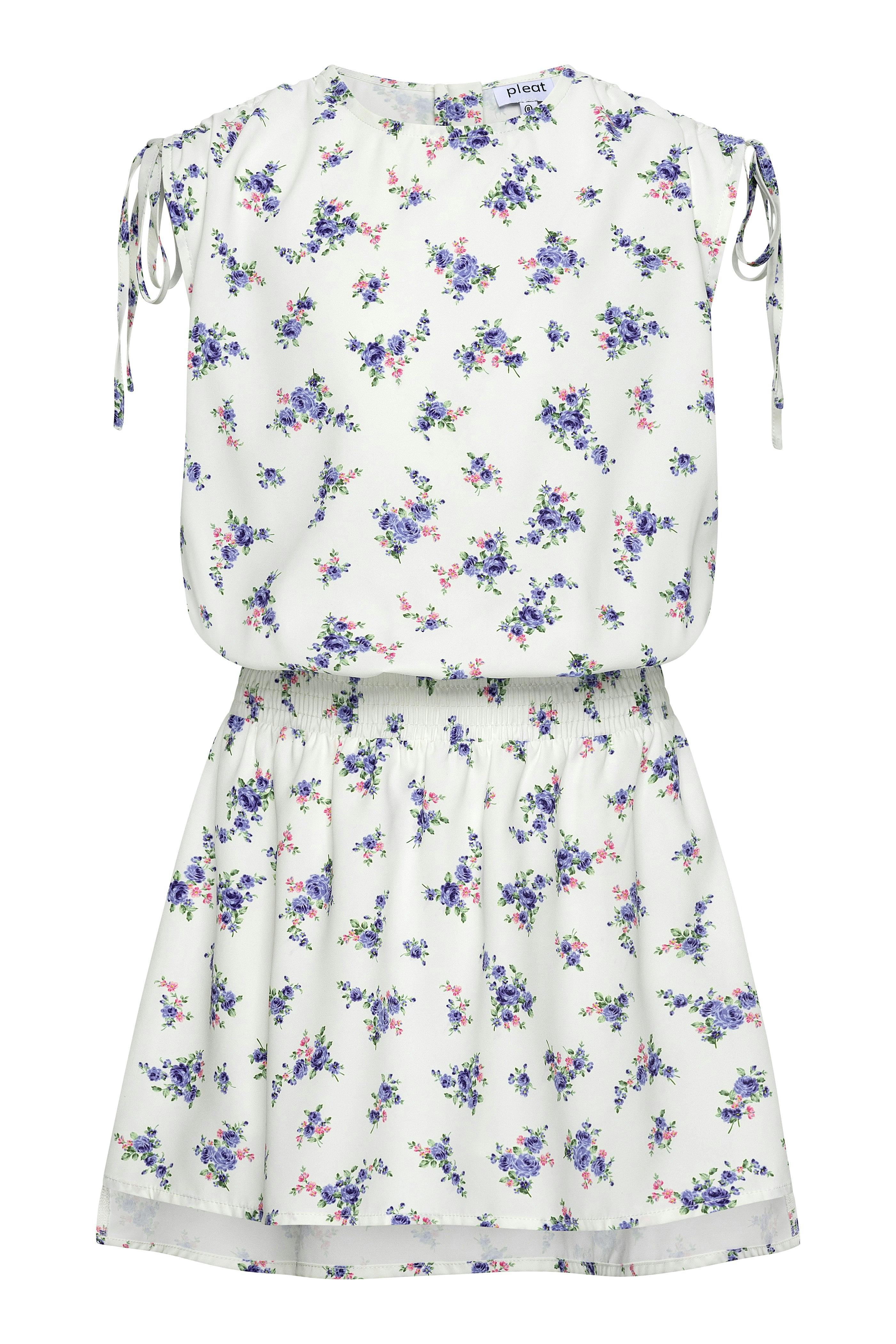 Helen Dress Violet Roses