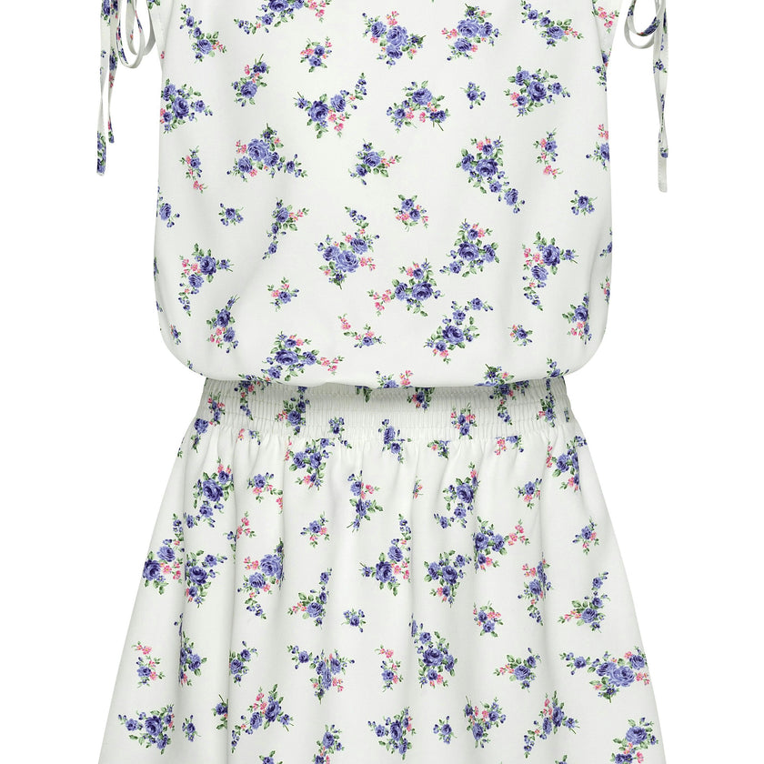 Helen Dress Violet Roses