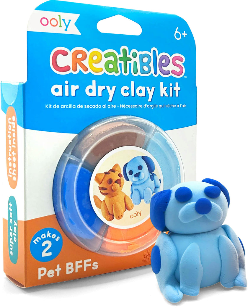 Creatibles Mini Air Dry Clay Kit - Pet BFFs - 2 Designs