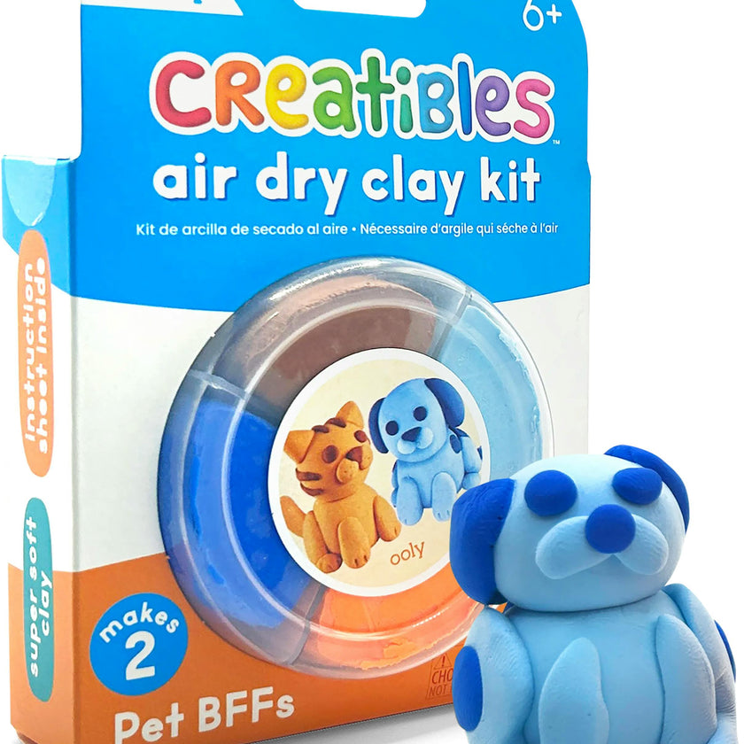 Creatibles Mini Air Dry Clay Kit - Pet BFFs