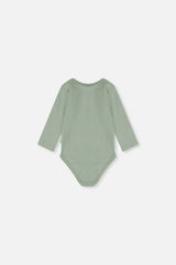 Organic Cotton Onesie Greyish Green
