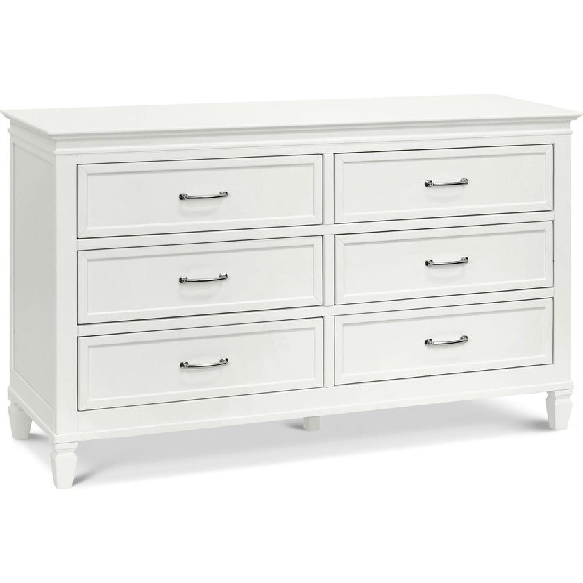 Darlington 6-Drawer Wide Assembled Dresser (56") in Warm White