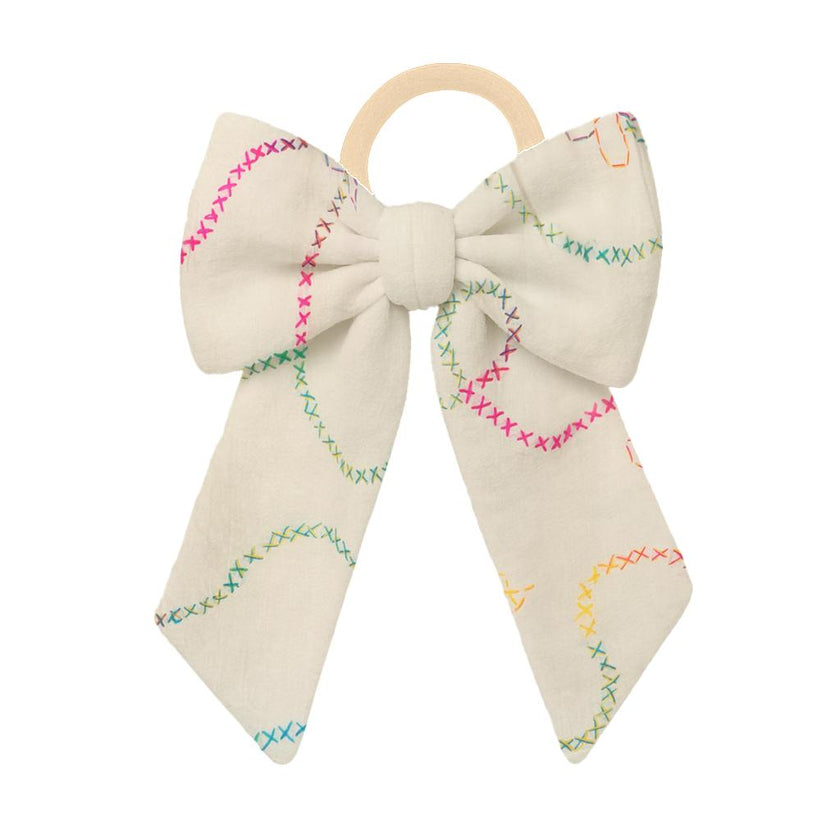 White Color Jardin Bow