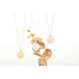 Personalized Signature Disc Necklace, Sterling Silver