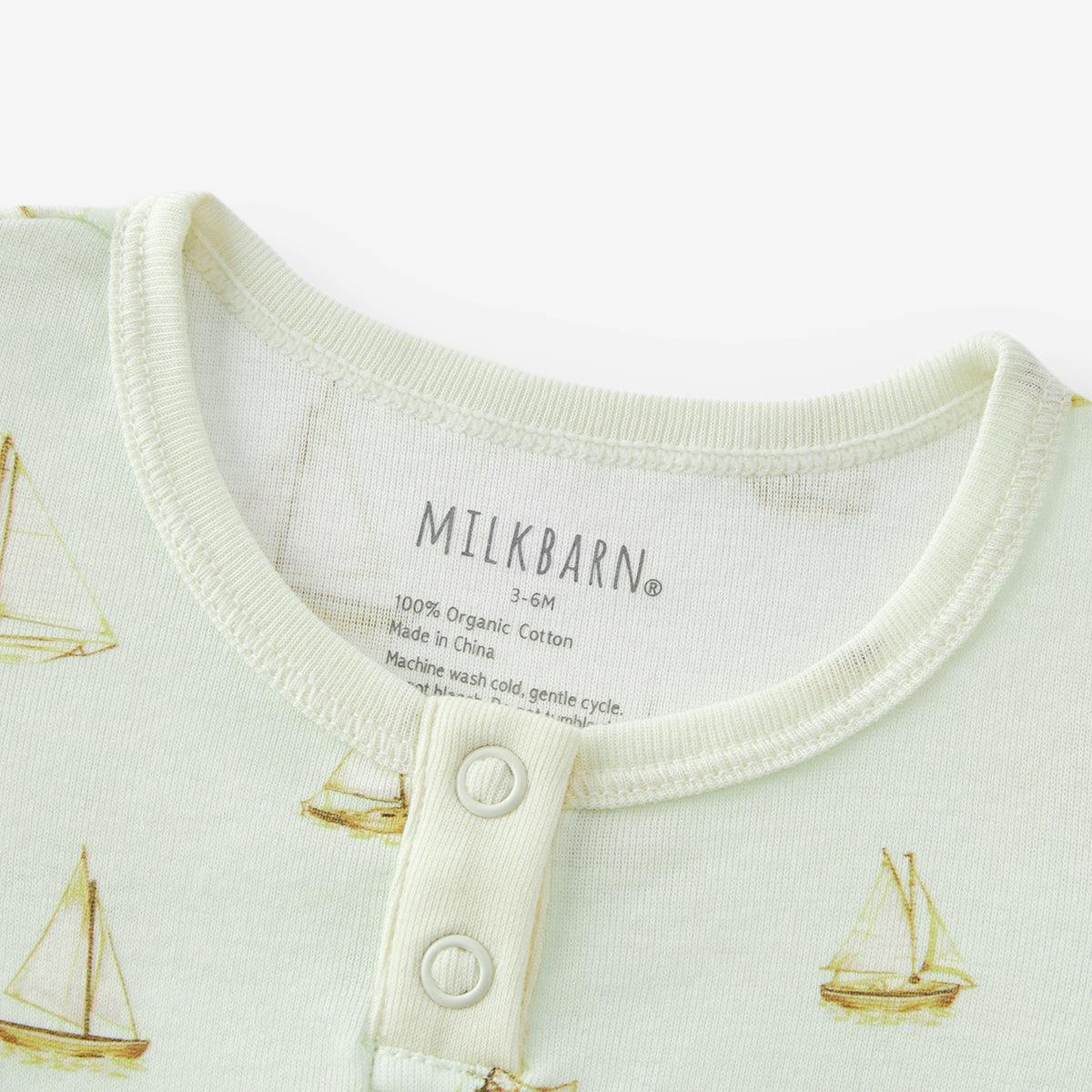 Sailboat Melody Organic Cotton Shortall