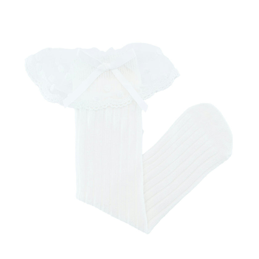 Ankle Skirt Polka Bow Socks