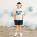 Birthday Boy Patch Short Sleeve T-Shirt - Natural Heather