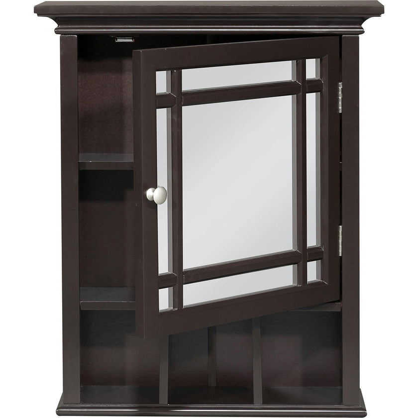 Neal Wooden Medicine Cabinet with Mirrored Door