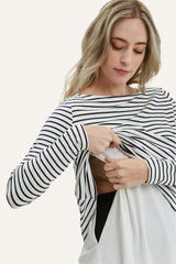 Nicolette Maternity & Nursing Boatneck Tee