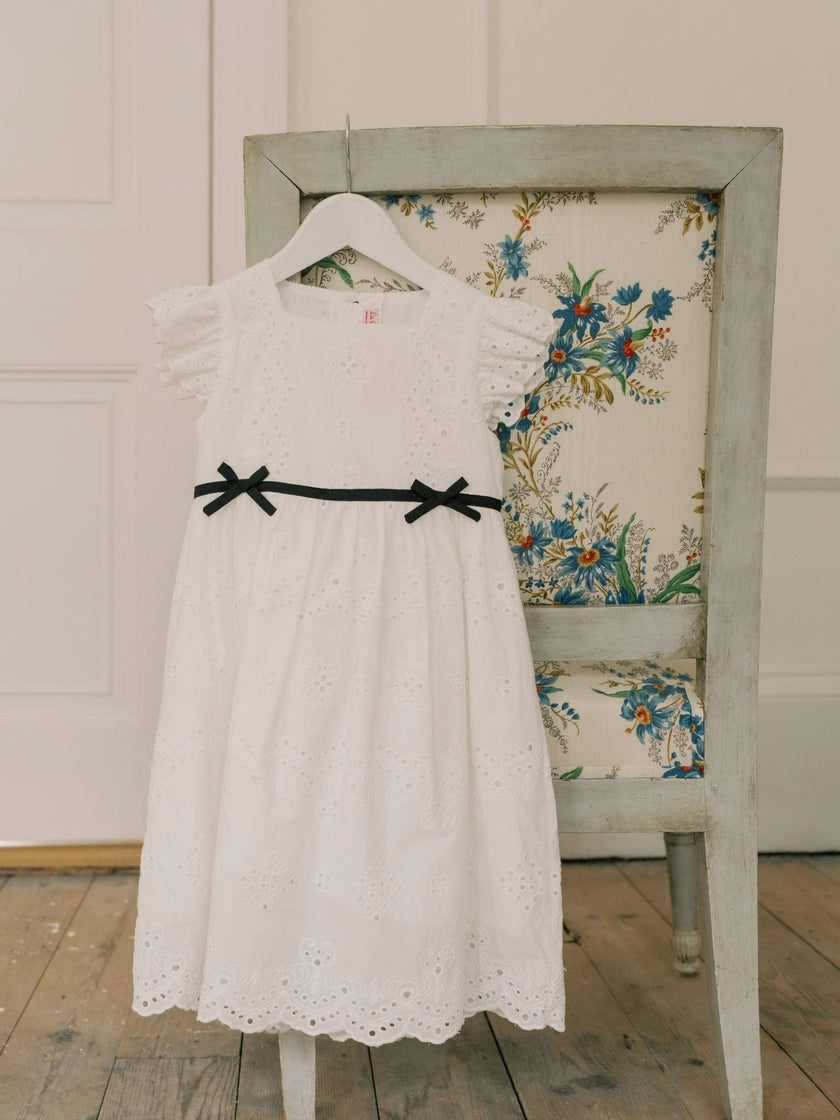 Nicky Hilton x La Coqueta Ivory Edie Girl Dress