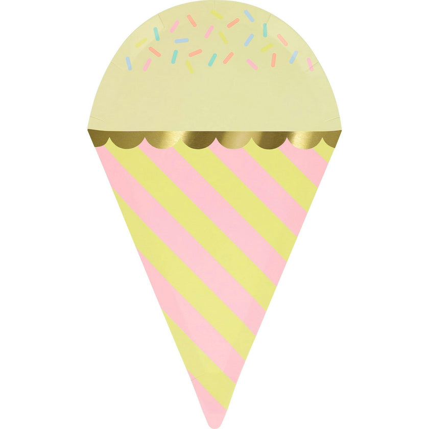 Ice Cream With Sprinkles Plates