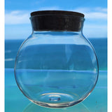 Glass Terrarium: 4" With Cork & 3 LEDs - 2 Pack