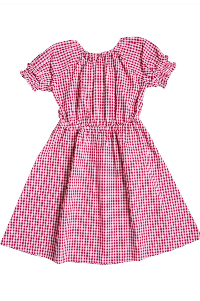 Mini Jessie Dress in Red Gingham