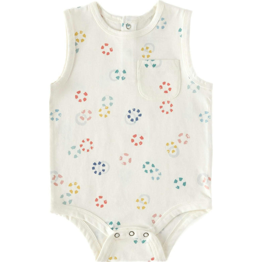 Print Tank One-Piece, Cream