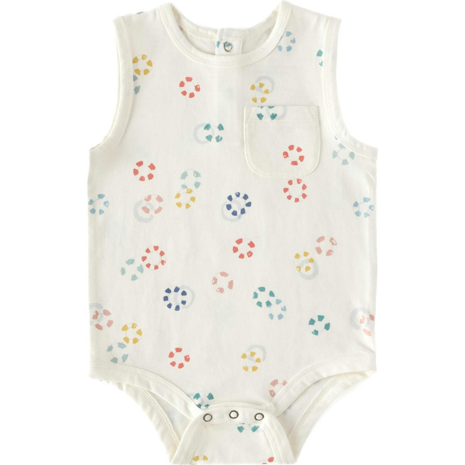 Print Tank One-Piece, Cream