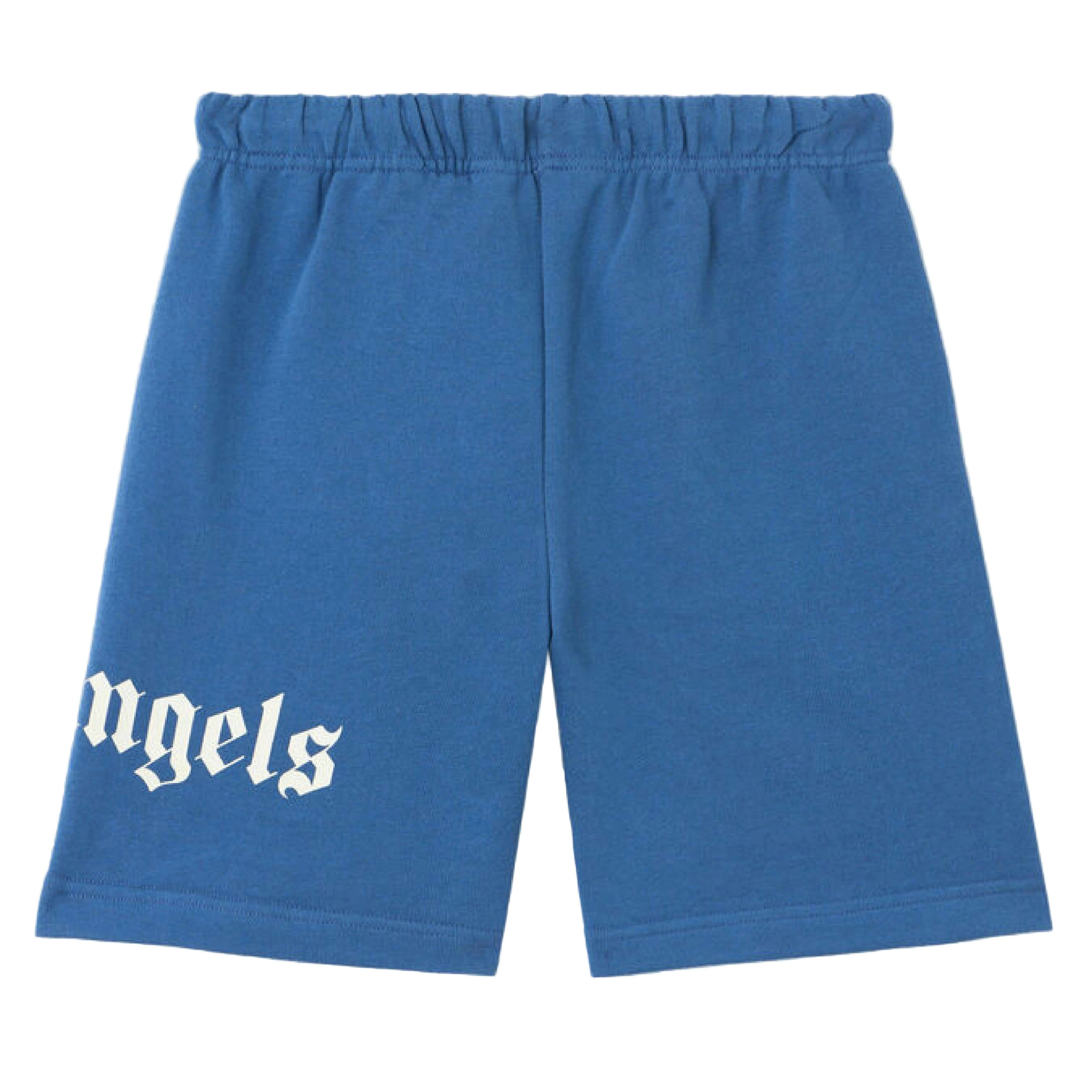 Blue Overlogo Sweatshorts