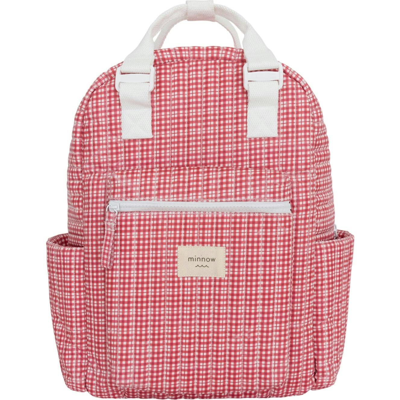 Poppy Gingham Coated Everyday Backpack