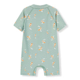 Swimming Koi Zipper Shortall Swimsuit