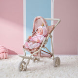 Olivia's Little World Confetti Doll Jogging Stroller with Retractable Canopy