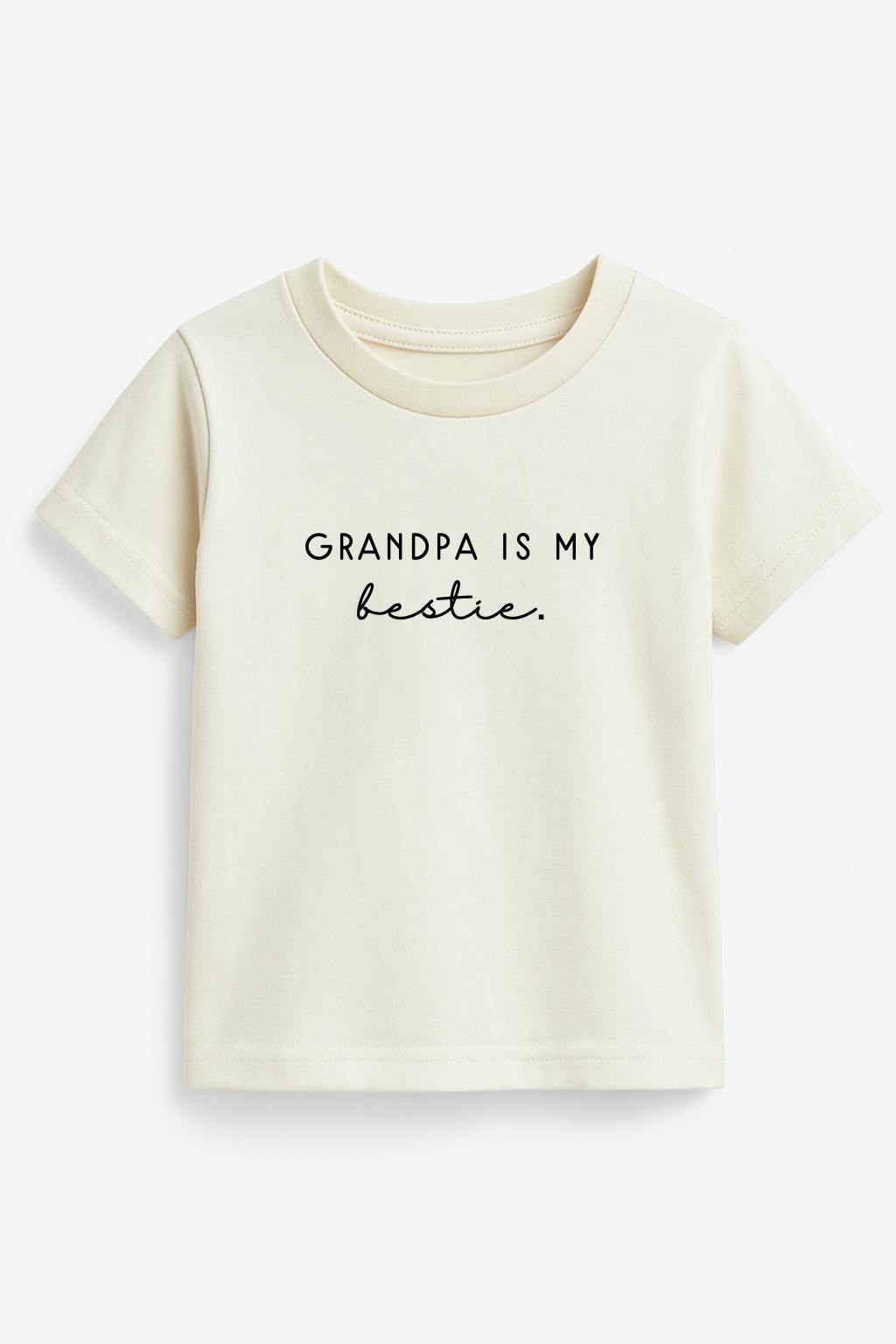 Grandpa is My Bestie Organic Kids T-shirt