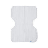 Cotton Muslin Burp Cloth - White