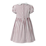 Sailboat Smocked Stripe Dress