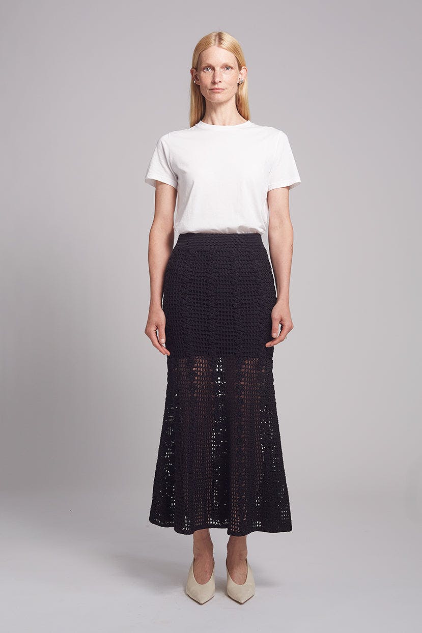 LARA CREW T-SHIRT | WHITE