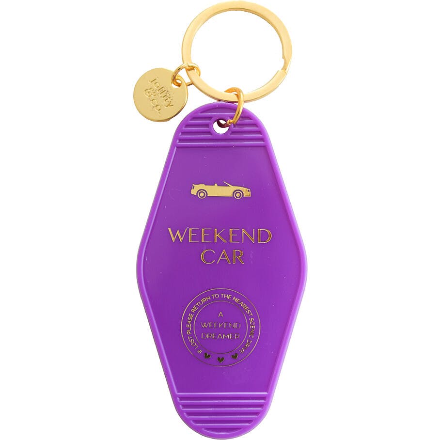 Weekend Car Keychain