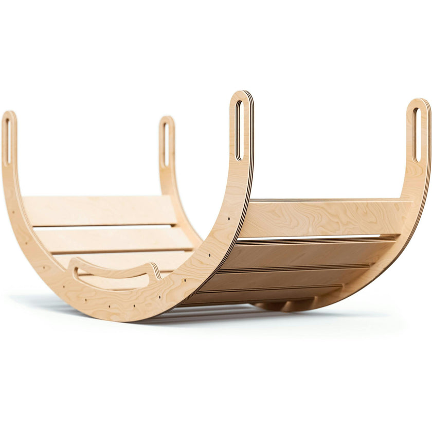 Kids Wooden XL Rocker & Climber Play Arch