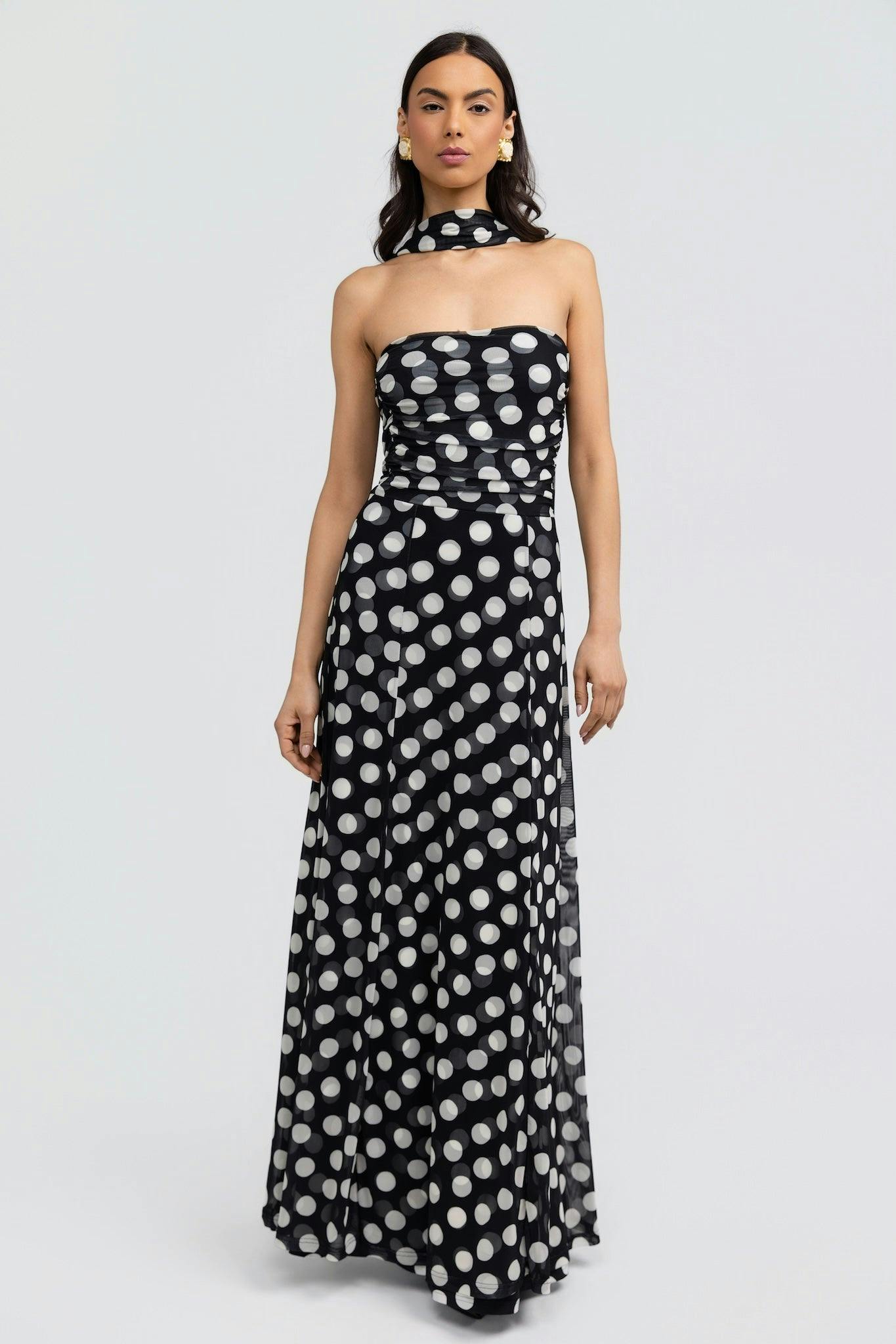 Esme Sheer Dress - Heirloom Dot