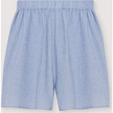 Cloe Woman Short Summer Midnight Pinstripes