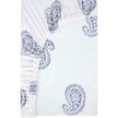 Block-Printed Cotton Fitted Crib Sheet