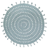 Nila Hand-Crocheted Tassel Round Rug