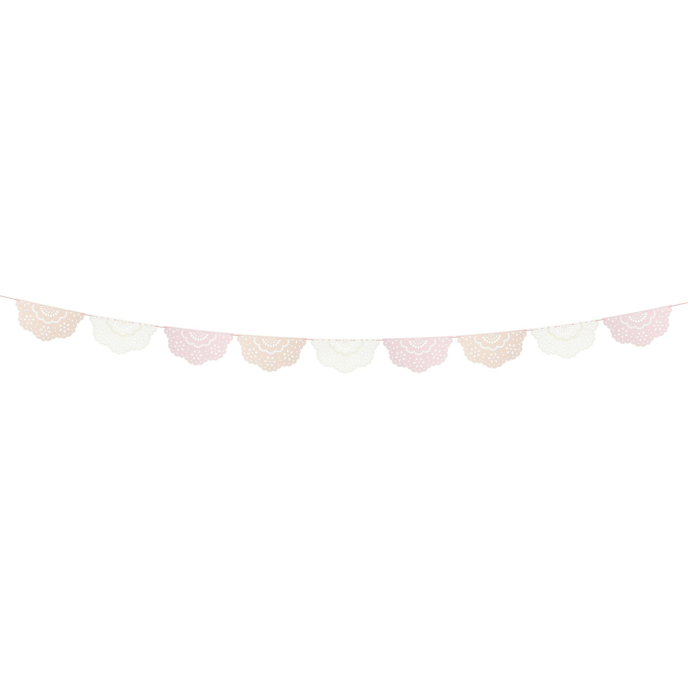 Broderie Anglaise Lace Multi Pennant Garland