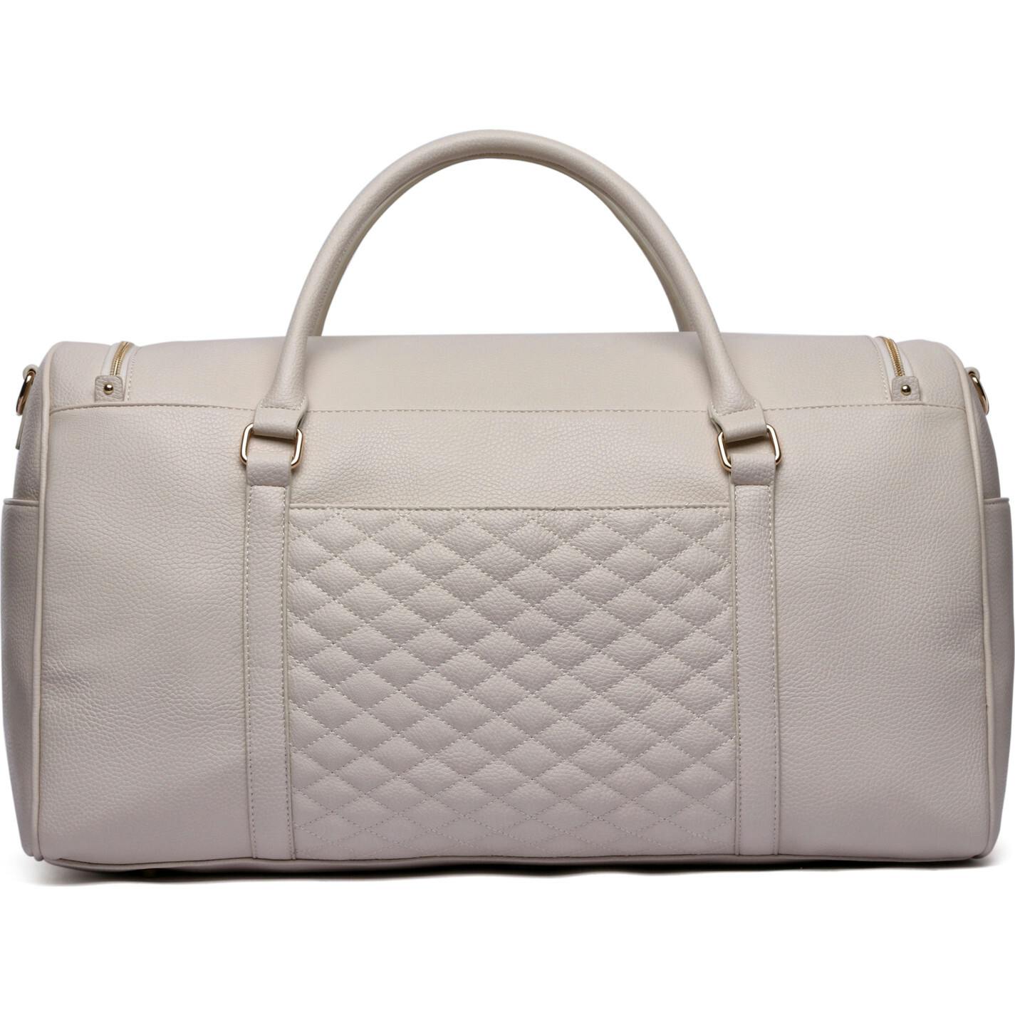 Monaco Travel Bag | Pearl White