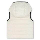 Beige Puffer Sleeveless  Jacket